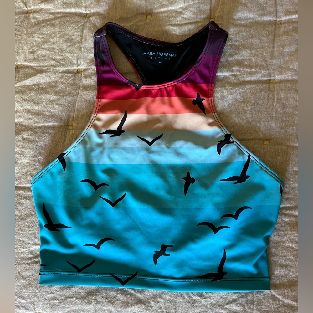 Mara Hoffman active bra top